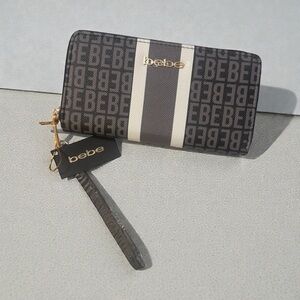 🆕 Bebe NWT Wallet - Women | Color: Black/Gray/White